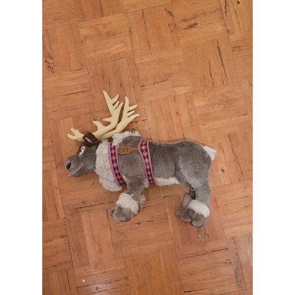 Disney Store Frozen Sven Reindeer Plush 16” In Stuffed Animal Gift - Picture 1 of 8
